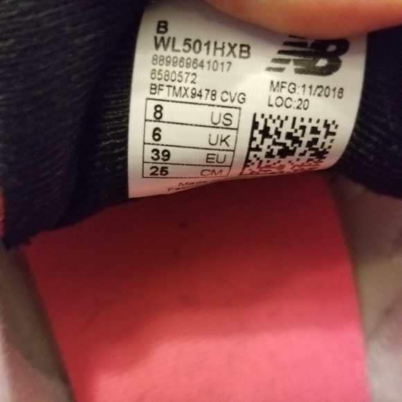 NEW BALANCE SIZE 8 WL501 SNEAKER - Picture 5 of 7